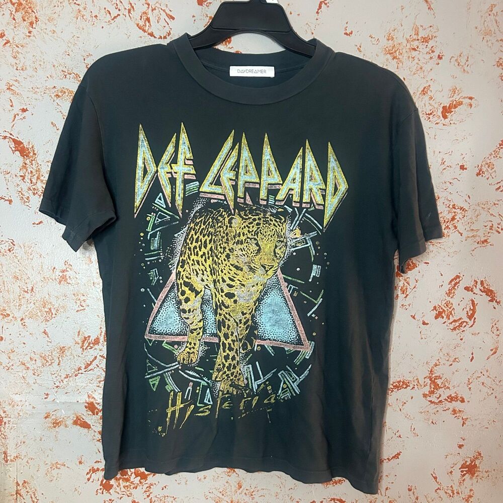 Daydreamer Def Leppard Hysteria Tour Graphic T-Shirt Size Small